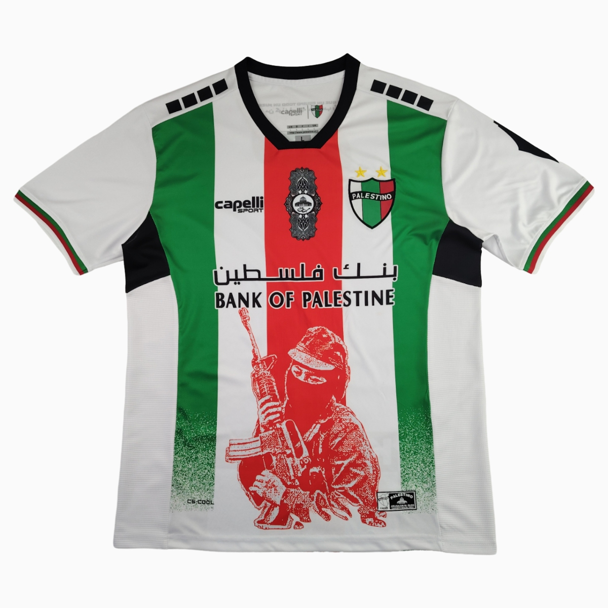 Higojerseys-Club Deportivo Palestino 2024 Home Whie Special Jersey - Fans Version