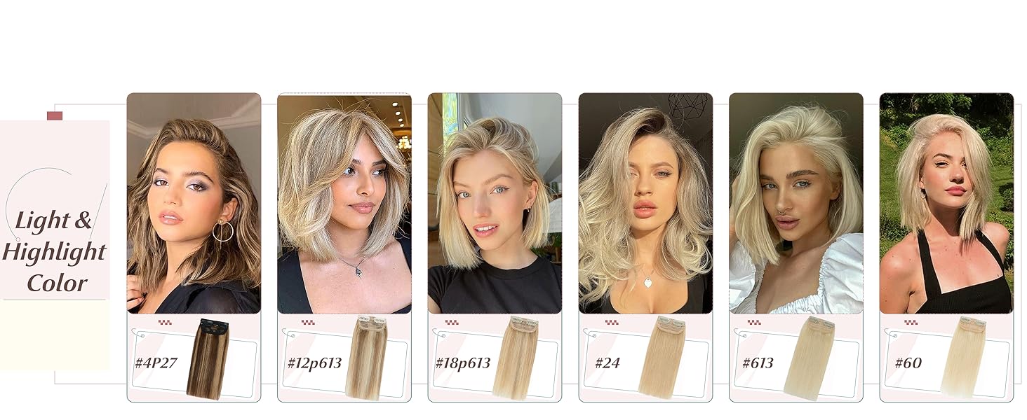 short clip in hair extensions