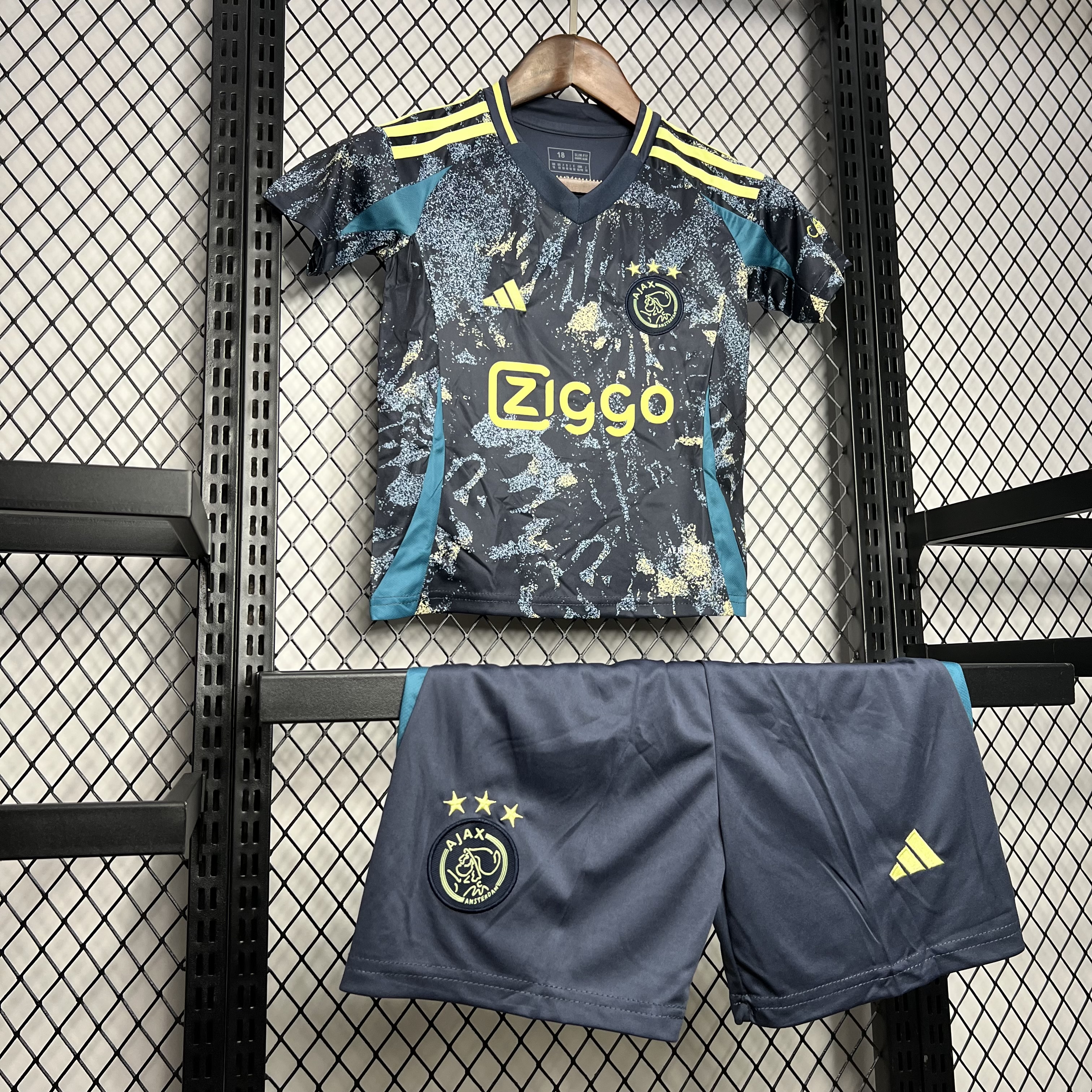 ManixJersey.com | Ajax 24-25 Away Kids Kit -Customize Name, Number and Patch | Worldwide Shipping