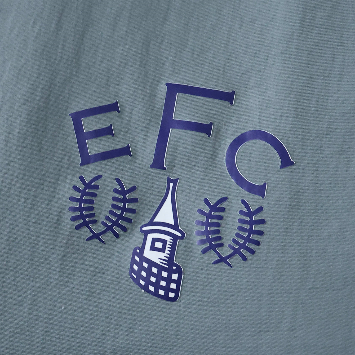 Funinjersey-Everton 1988-89 Retro Style Double Sided Reversible Windbreaker - White & Grey