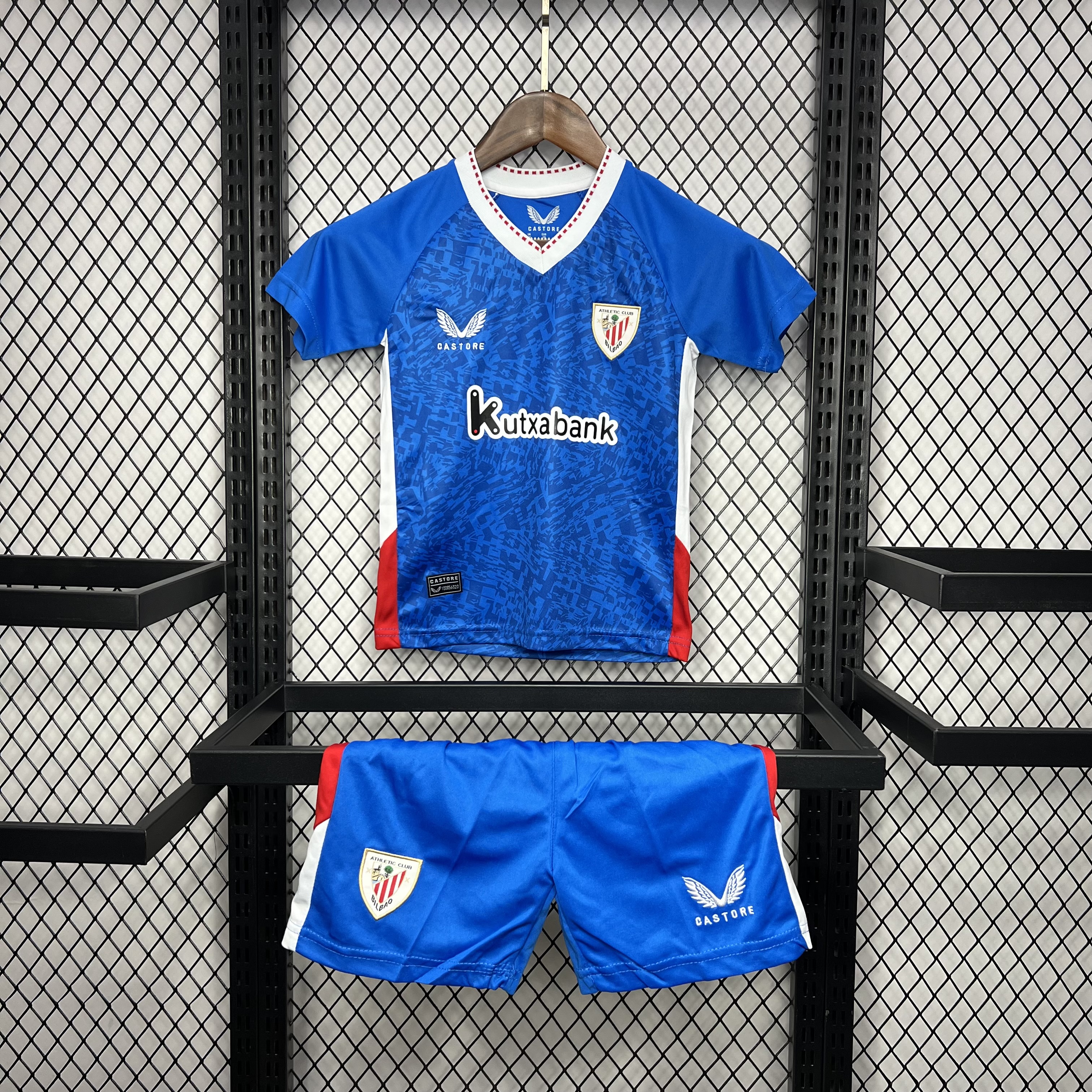 JerseysGala.com | Athletic Bilbao 24-25 Away Kids Kit -Customize Name, Number and Patch | Worldwide Shipping