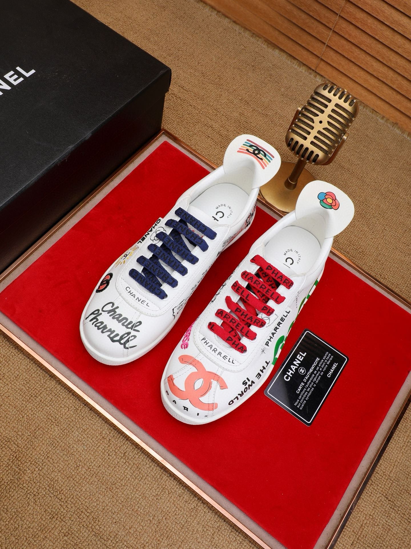 CC COCO SNEAKERS IN COLORFUL CALFSKIN、mysite、Cacoeks