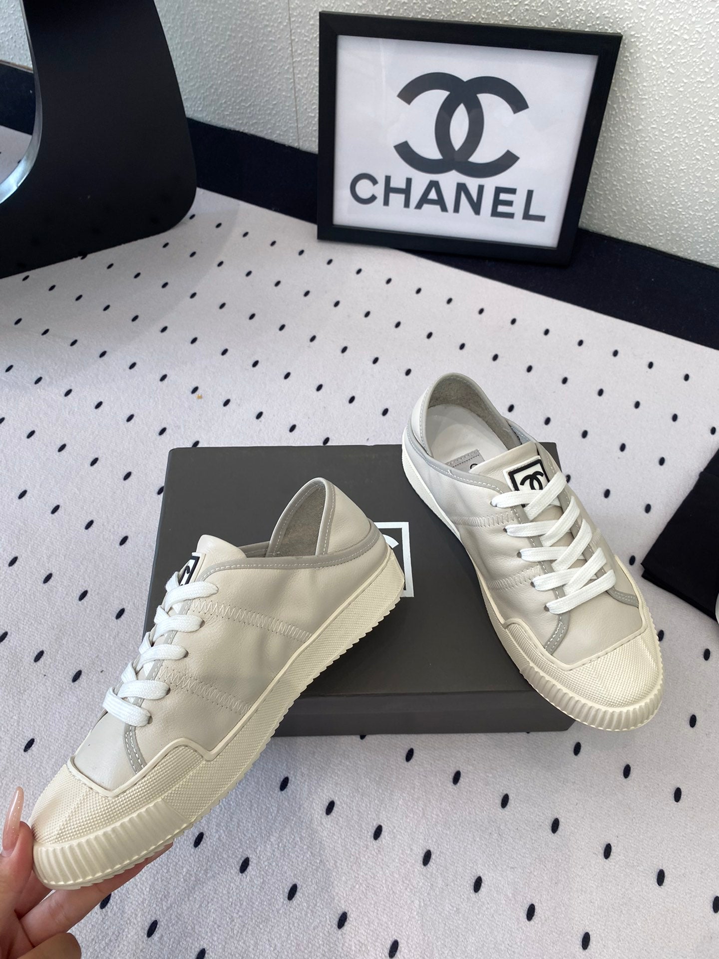 CASUAL SHOES IN GREY LAMBSKIN、mysite、Cacoeks