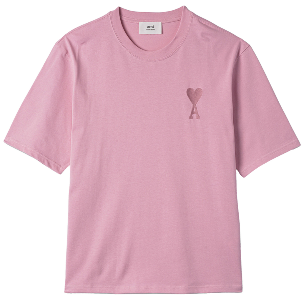 Ami Paris Tonal De Coeur Tee Sky Pale Pink (SS23)、mysite、Cacoeks