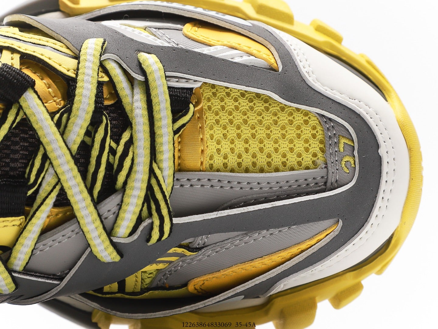 Balenciaga Track Trainer In Grey Yellow、mysite、Cacoeks