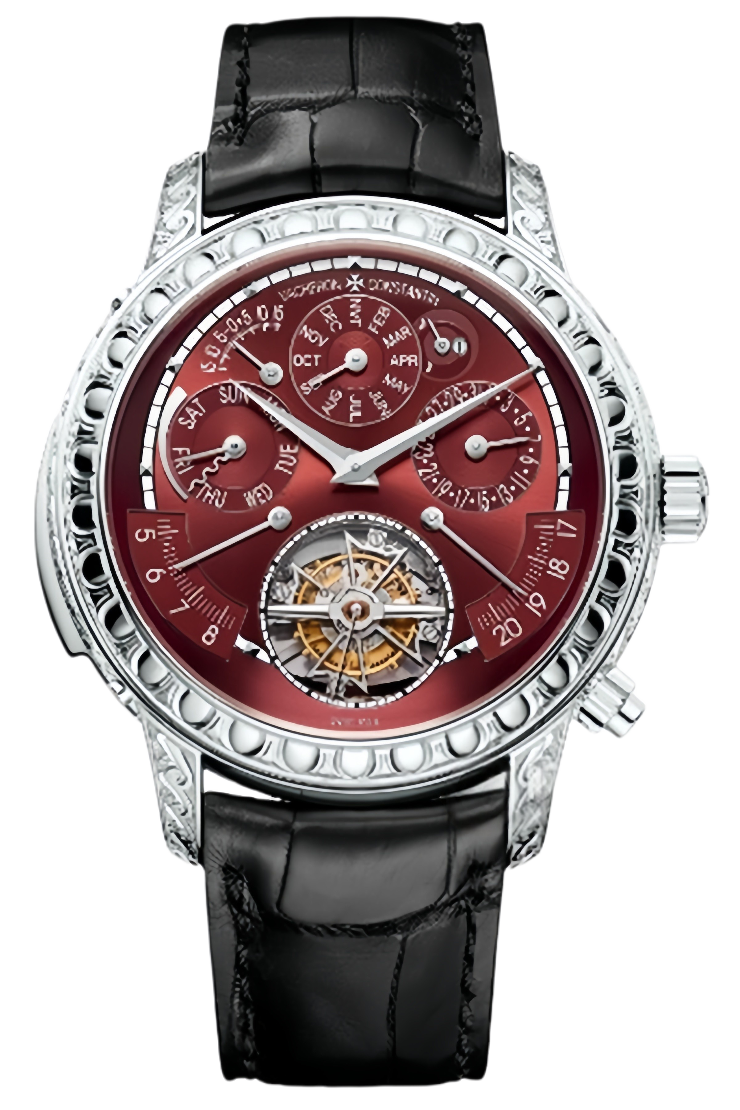 Vacheron Constantin Les Cabinotiers Ref. 80175/000G-B280 Super Clone Watch – White Gold Case Blue Guilloché Enamel Dial Swiss Replica