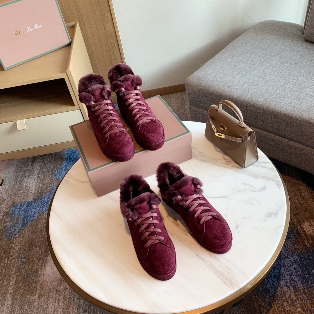 LP WINTER NUAGES SNEAKERS MULBERRY LAMBSKIN、mysite、Cacoeks