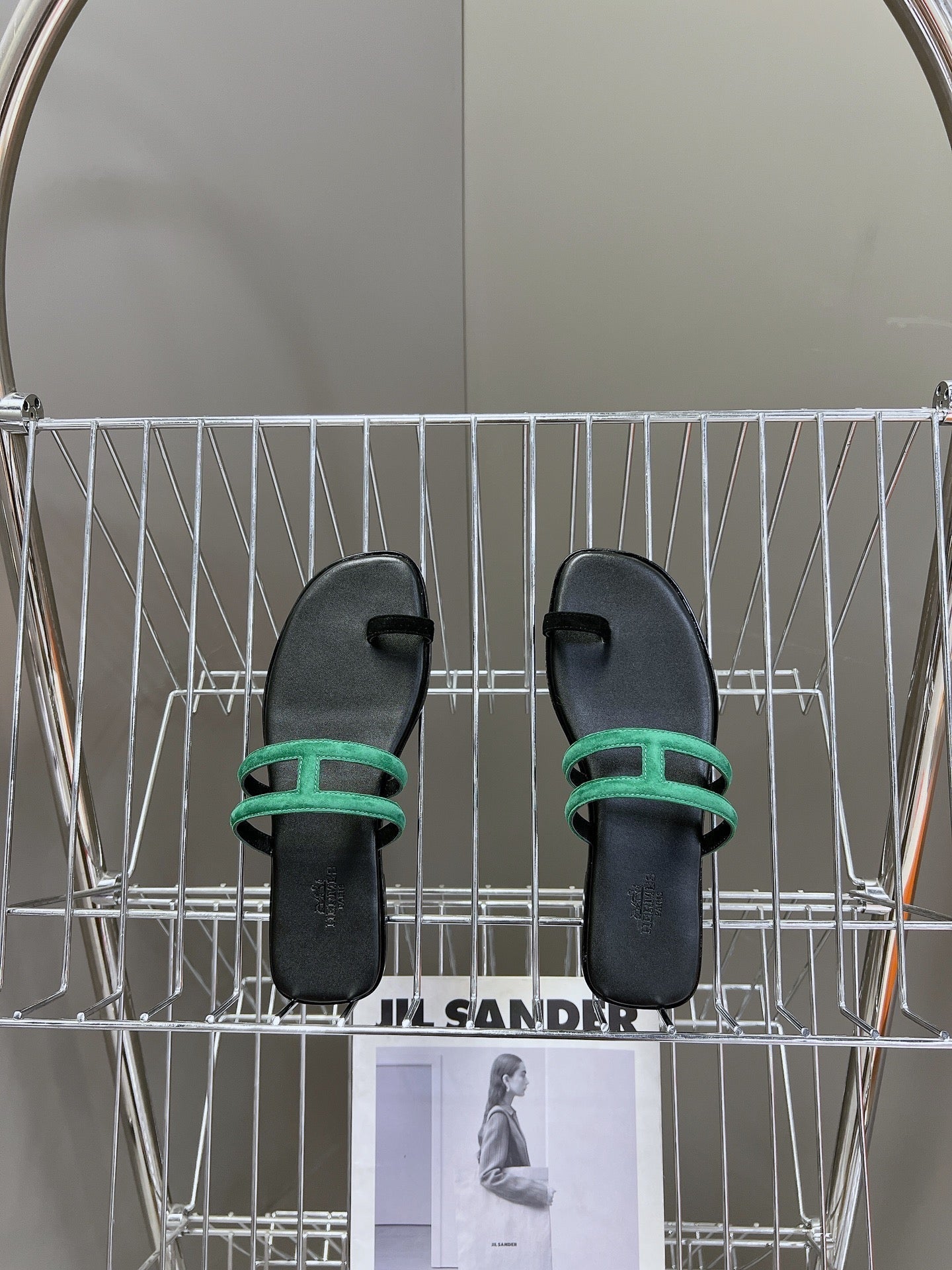 Georgia Sandals Teal Suede Black Calfskin、mysite、Cacoeks