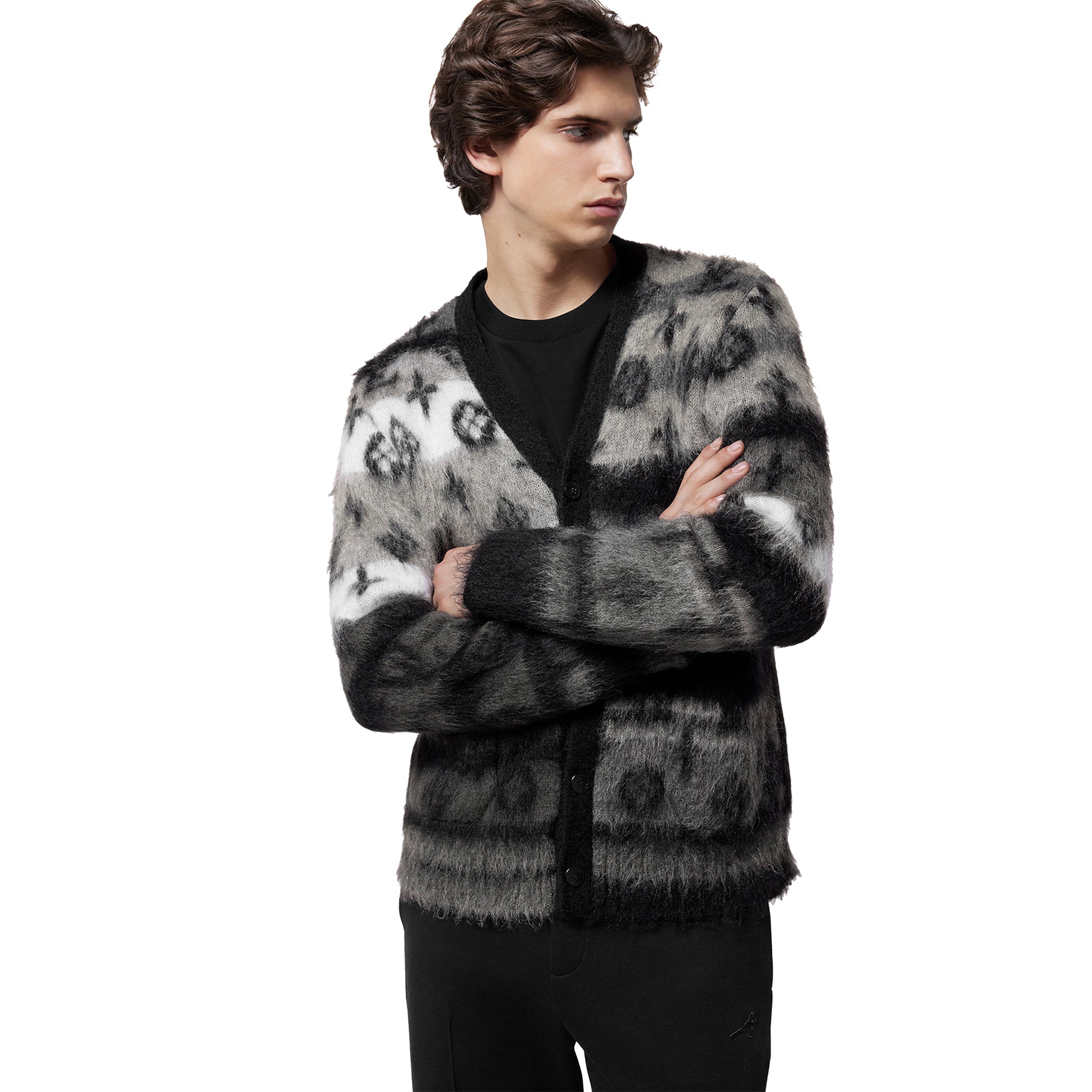 Louis Vuitton Monogram Mohair Multicoloured Cardigan、mysite、Cacoeks