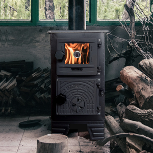 Cast, Iron, Cook, Stove, Oven, Burning, Range, Kitchen, Cooker,  Section, Thermometer, Cabin