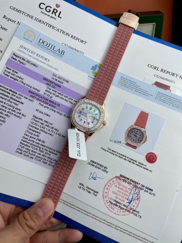 Đồng Hồ Patek Philippe Aquanaut 5072R Bọc Vàng Độ Kim Cương Moissanite 35 (1)