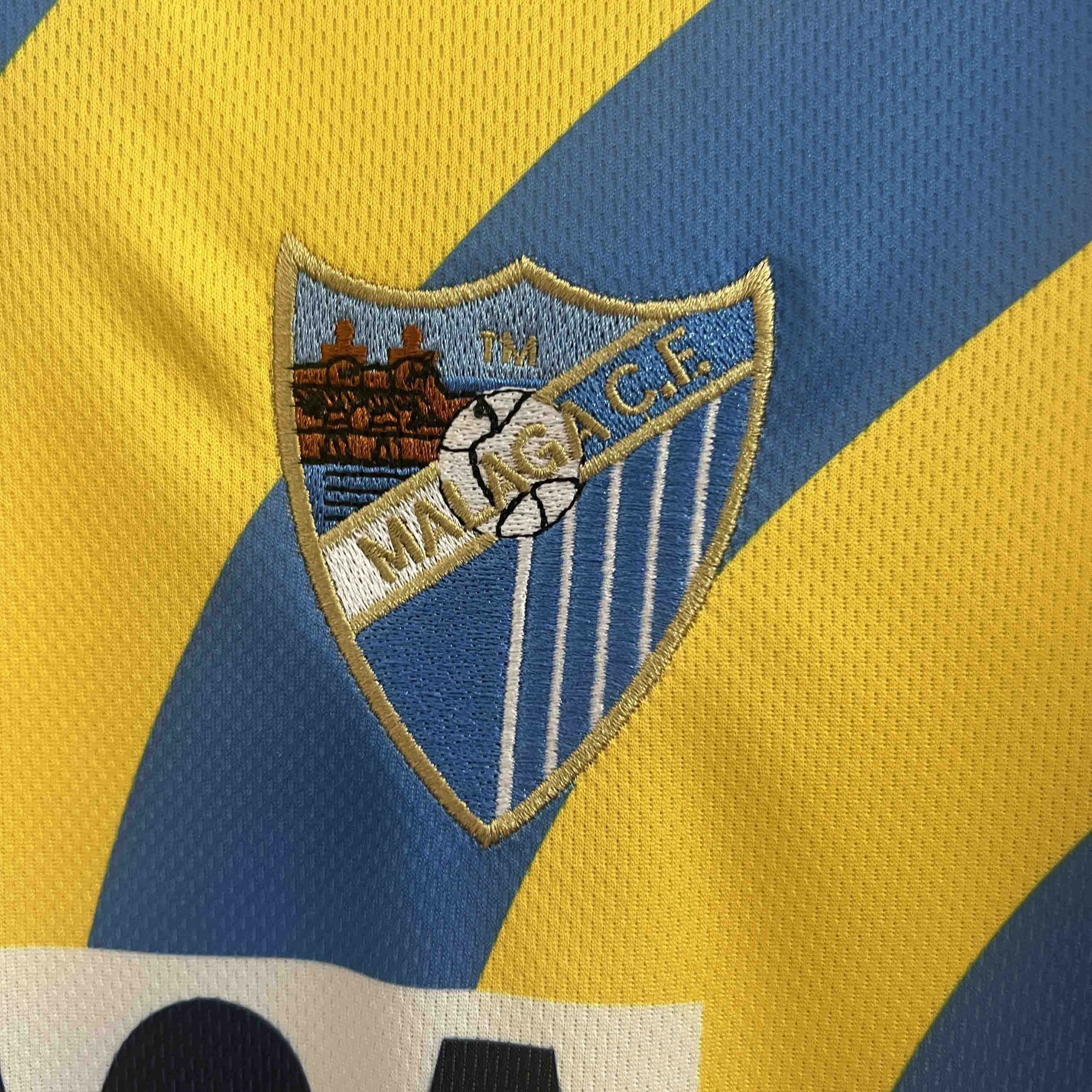ManixJersey.com | Retro Málaga 1997-98 Away Jersey -Customize Name, Number and Patch | Worldwide Shipping
