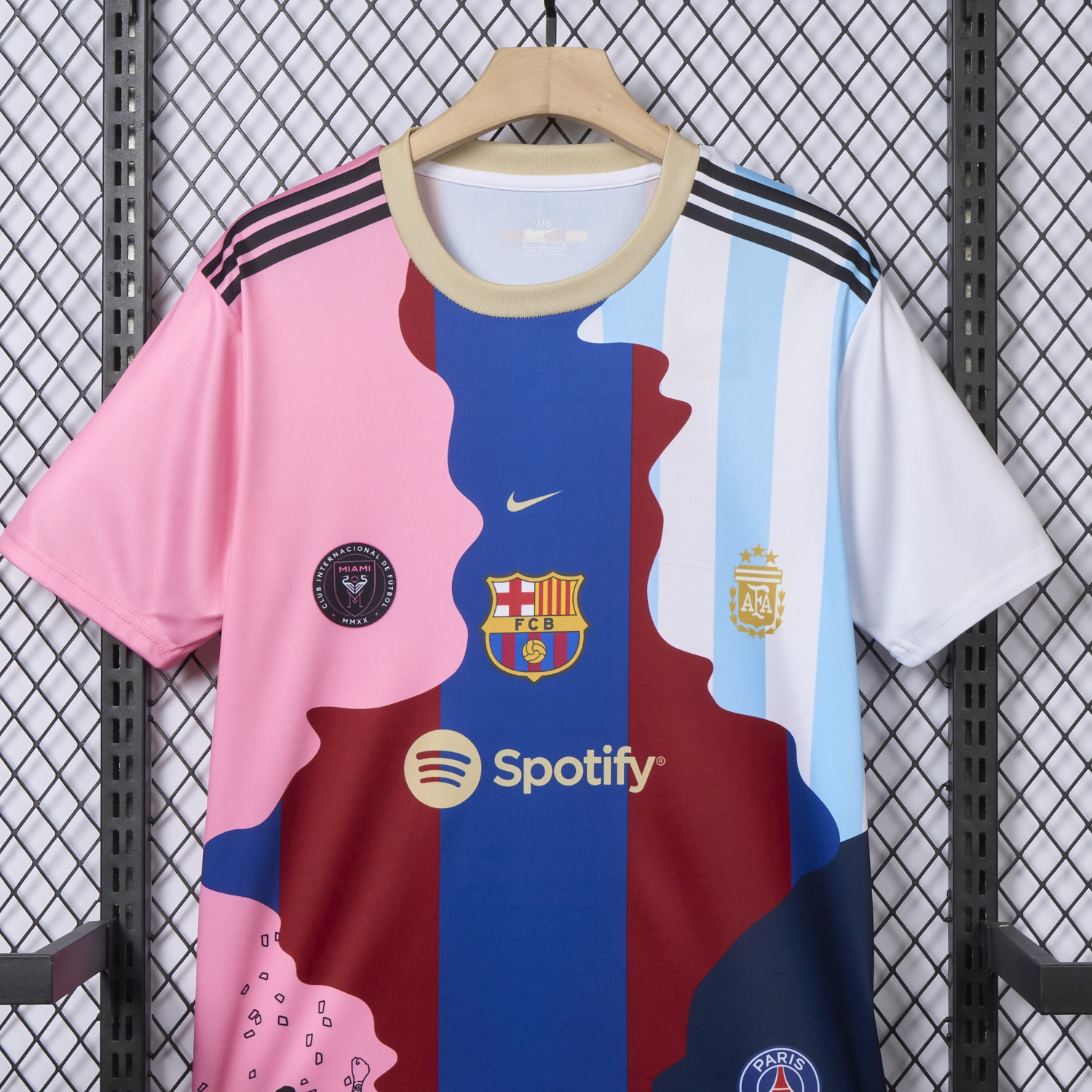 UltraTrikot-Messi Career Commemorative Jersey - Fans Version - Barcelona Argentina Paris Saint-Germain PSG INT M.A.M
