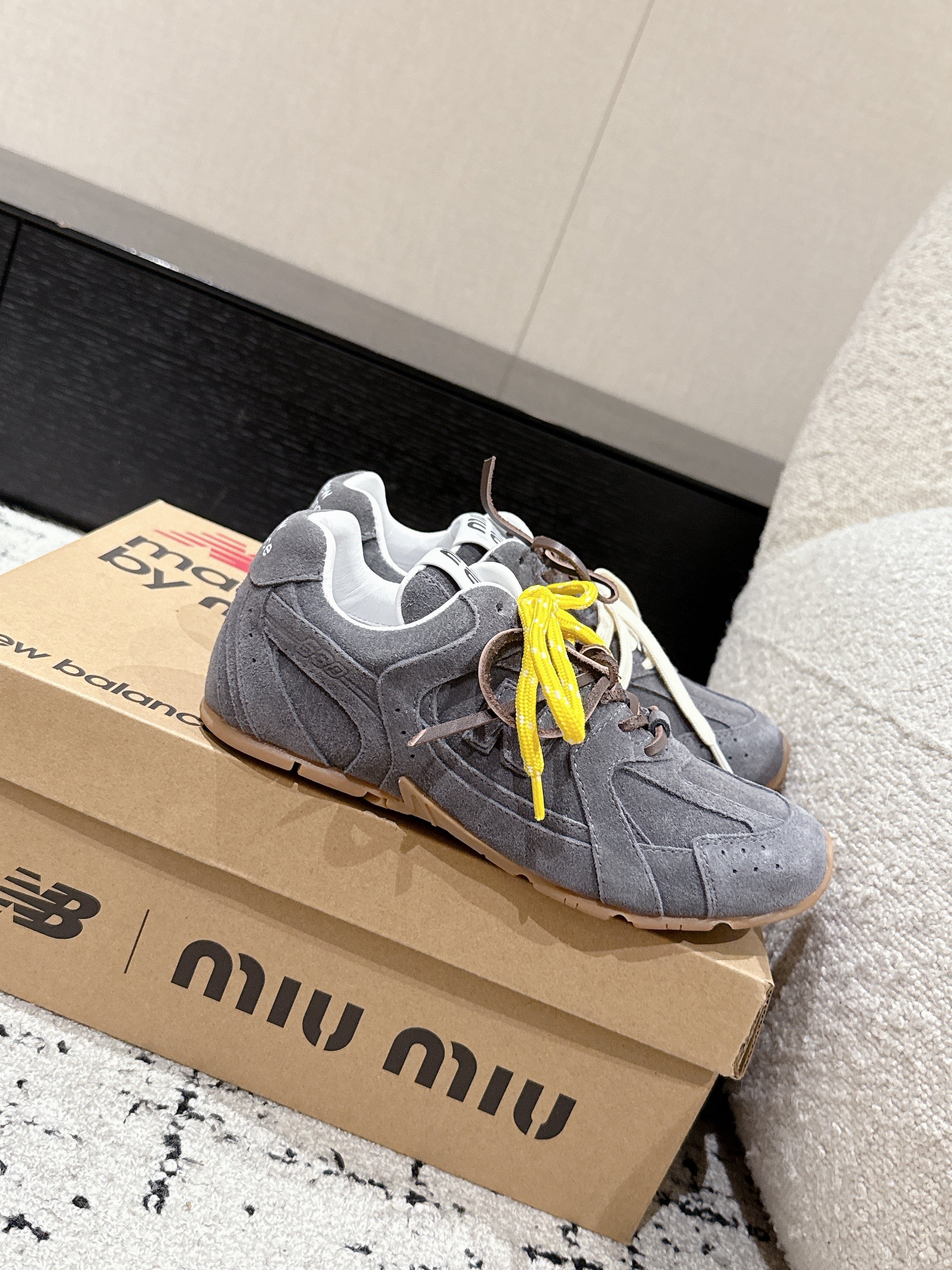 MM x NB SNEAKER IN GREY SUEDE、mysite、Cacoeks