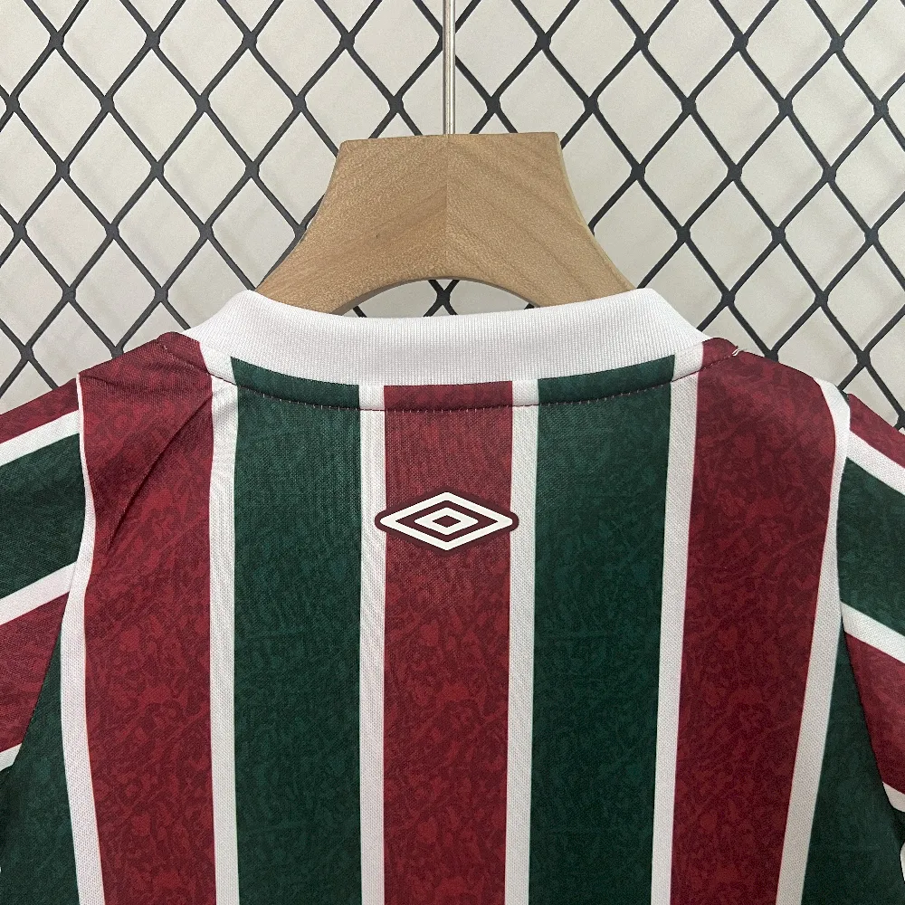 ManixJersey.com | Fluminense 24-25 Home Kids Kit -Customize Name, Number and Patch | Worldwide Shipping