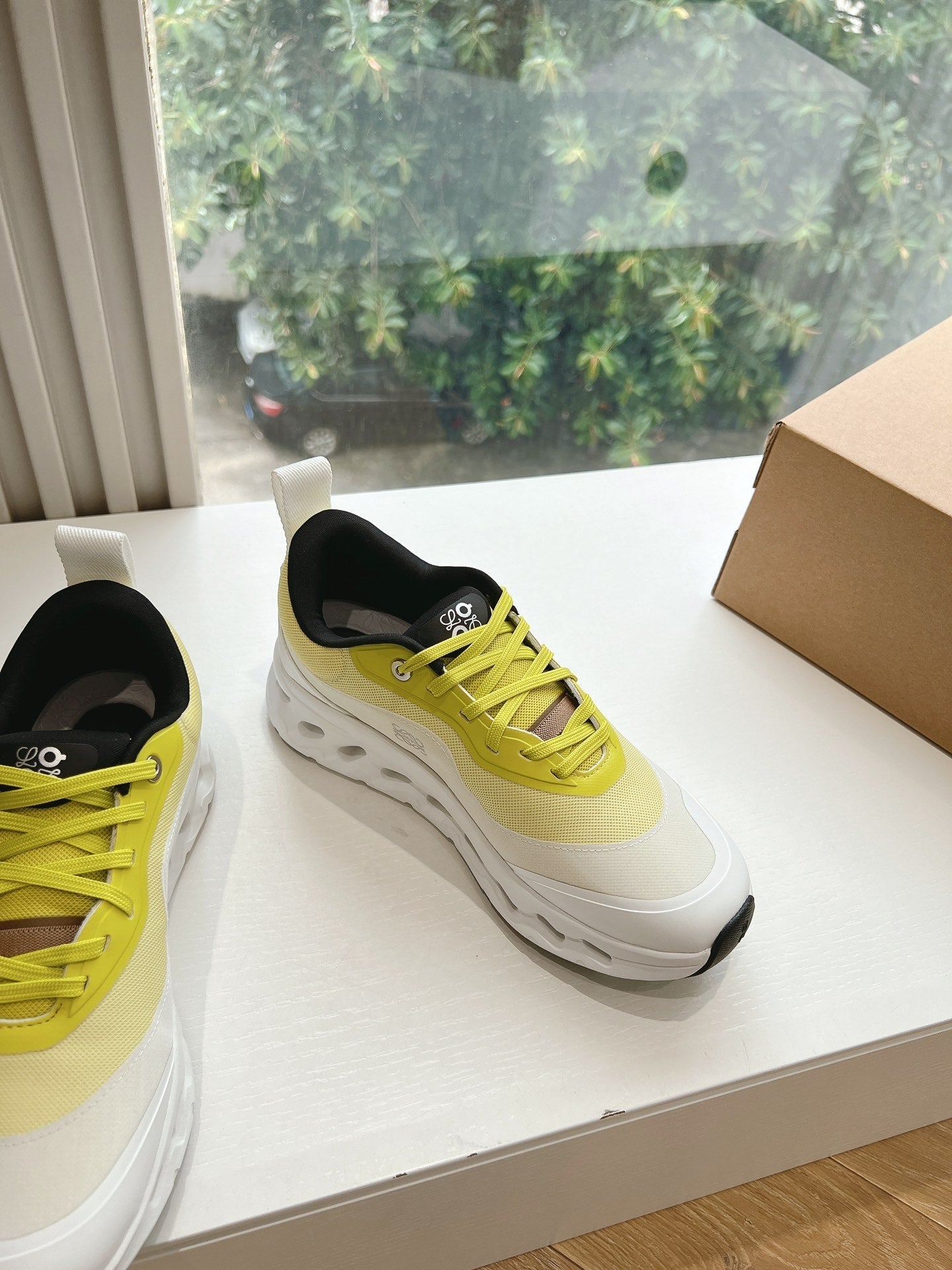 LW CLOUDTILT 2.0 SNEAKER WHITE AND YELLOW POLYESTER、mysite、Cacoeks