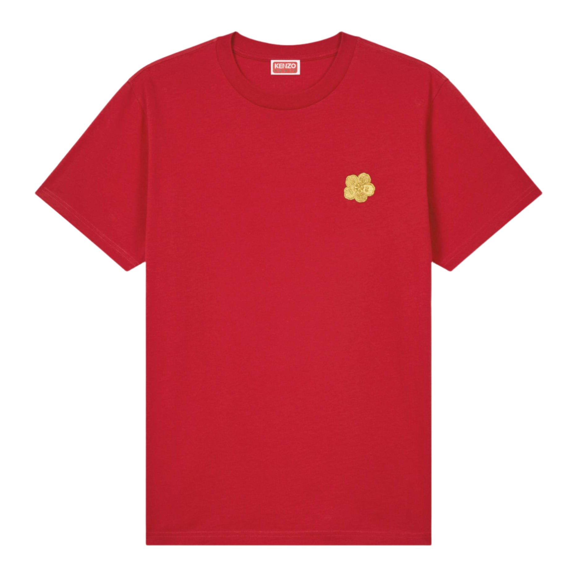 Kenzo 'Lunar New Year' Embroidered Slim T-shirt Red、mysite、Cacoeks