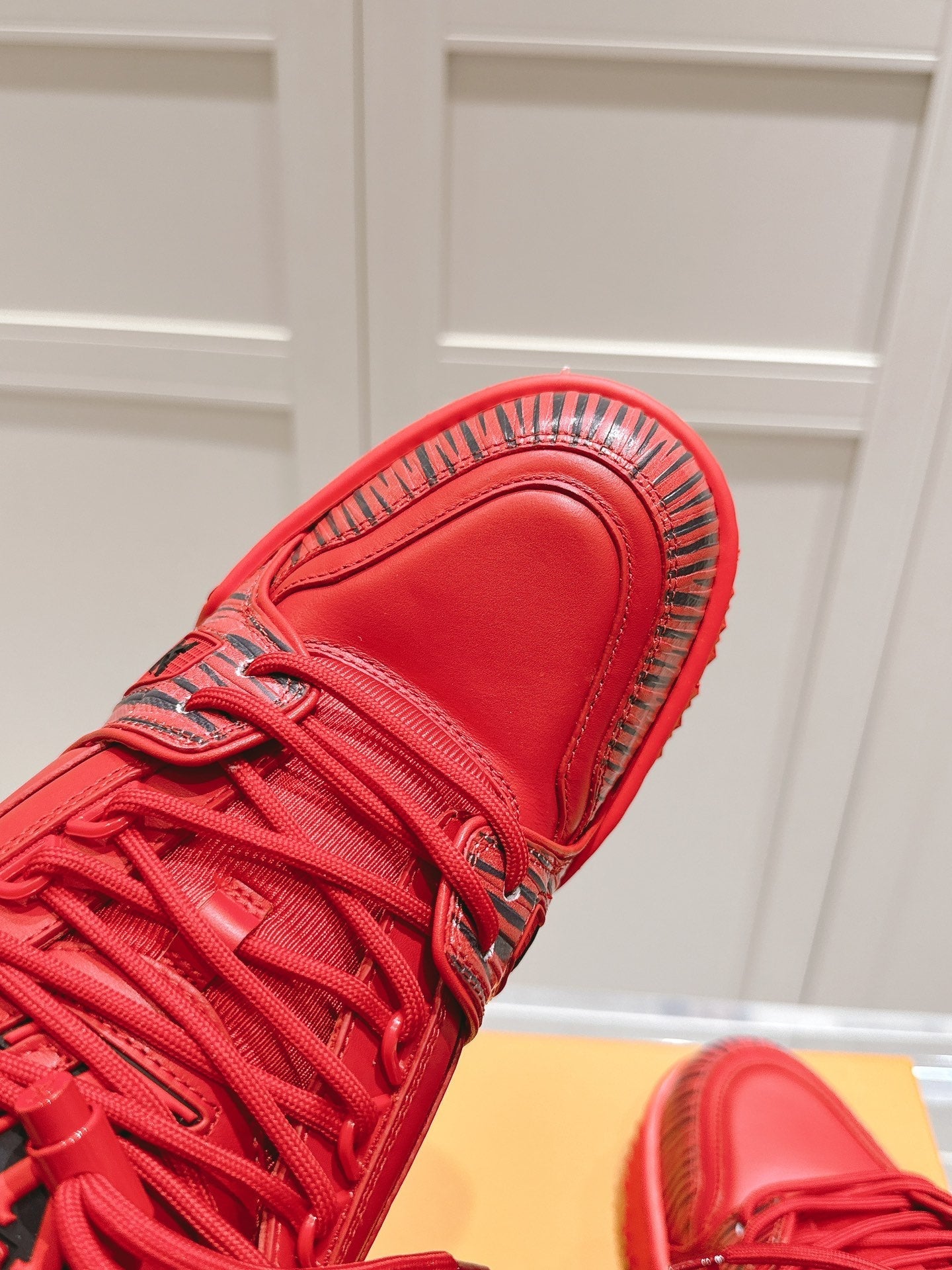 LV TRAINER MAXI LV X PARK SEO-BO IN RUBY RED CALFSKIN、mysite、Cacoeks