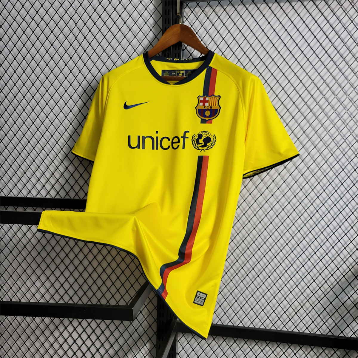 ManixJersey.com | Retro Barcelona 08-09 Away Jersey -Customize Name, Number and Patch | Worldwide Shipping