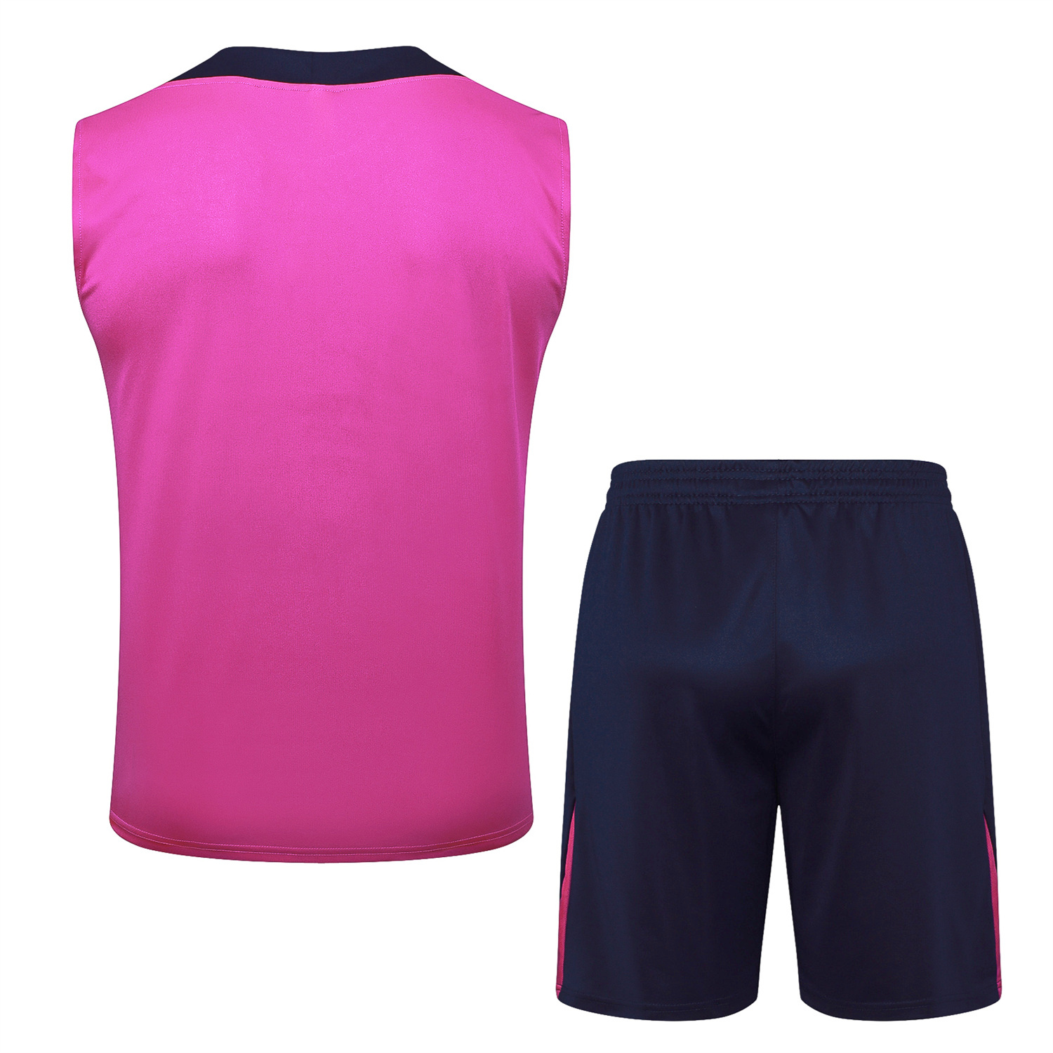 UltraTrikot-Barcelona 25-26 Vest Training Set - Purple Pink Vest and Black Shorts