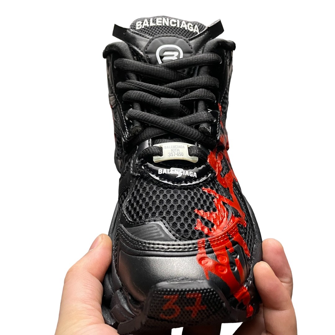 Balenciaga Graffiti Runner Trainer Black、mysite、Cacoeks
