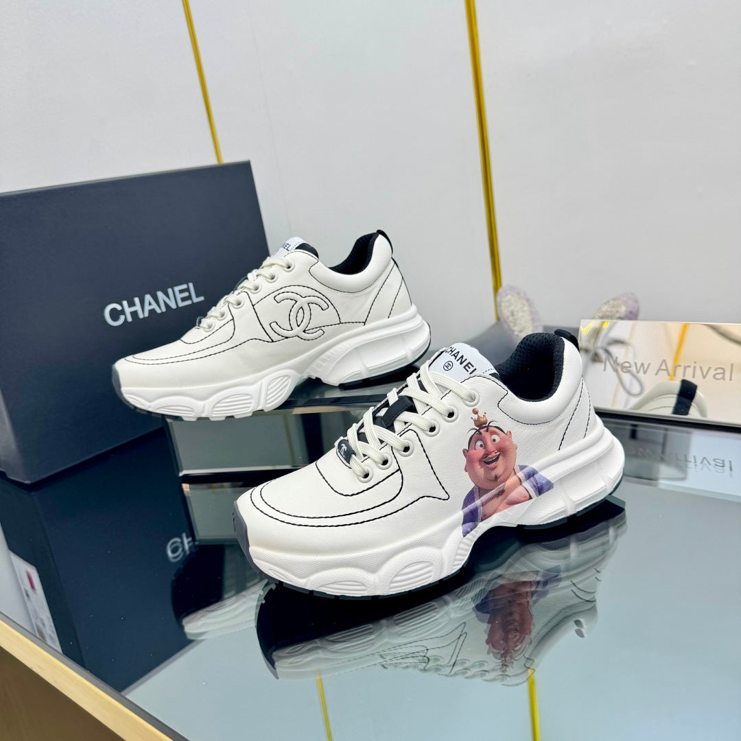 TRAINERS SNEAKER IN WHITE CALFSKIN WITH STICKER 238628、mysite、Cacoeks