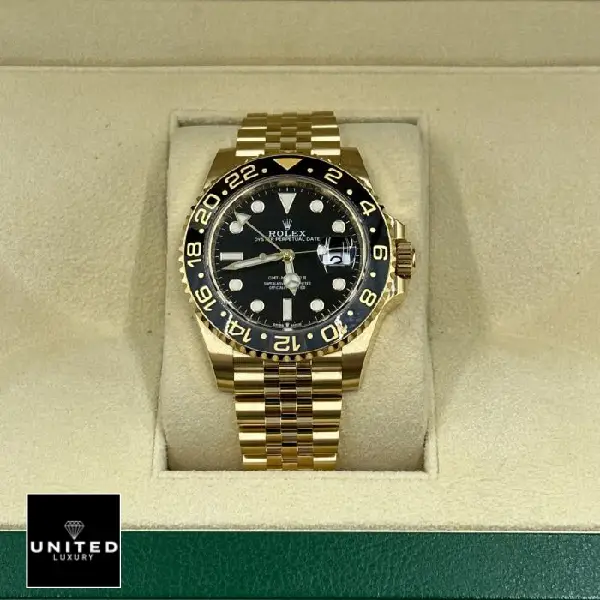 Rolex GMT-Master II 116718LN "Yellow Gold" Authentic Super Replica united