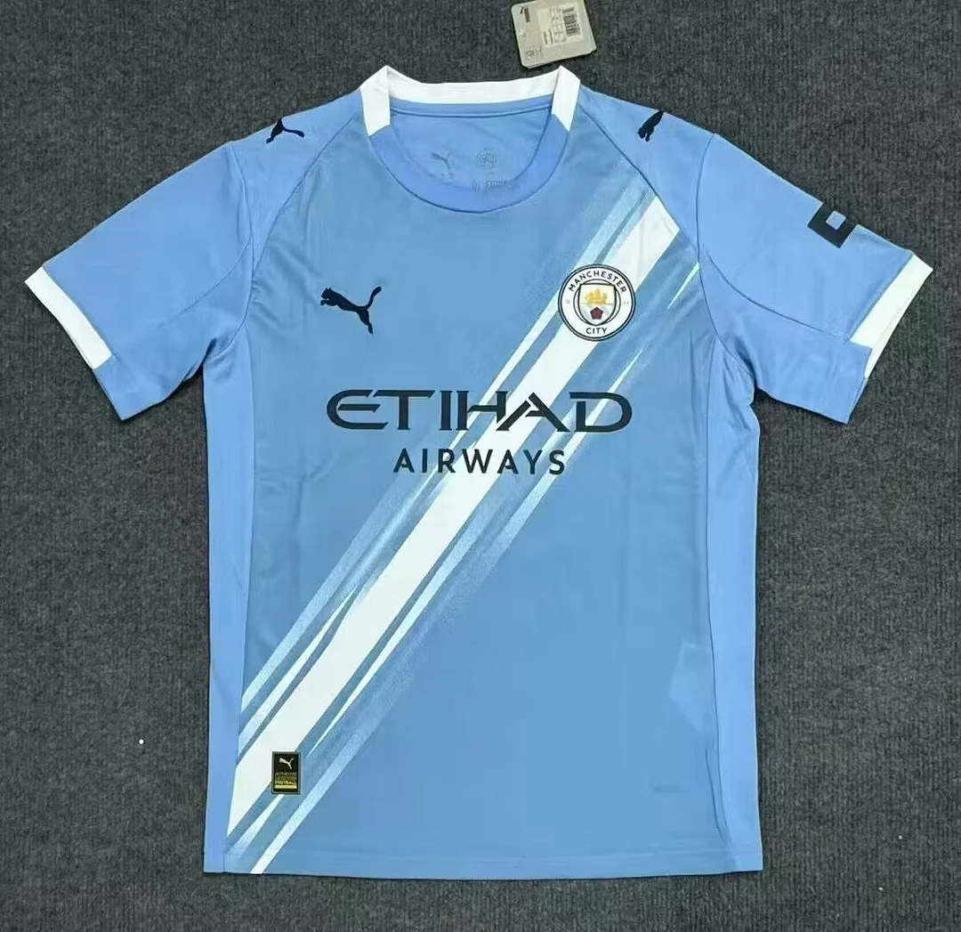 2025/2026 Manchester City Home Football Shirt 1:1 Thai Quality:football jersey mysite: unitedjerseyfootball 邓江浪:football