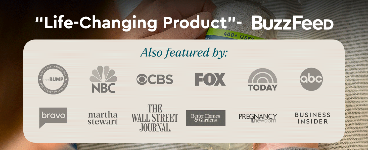 Icons of media outlets that featured and praised Puracy