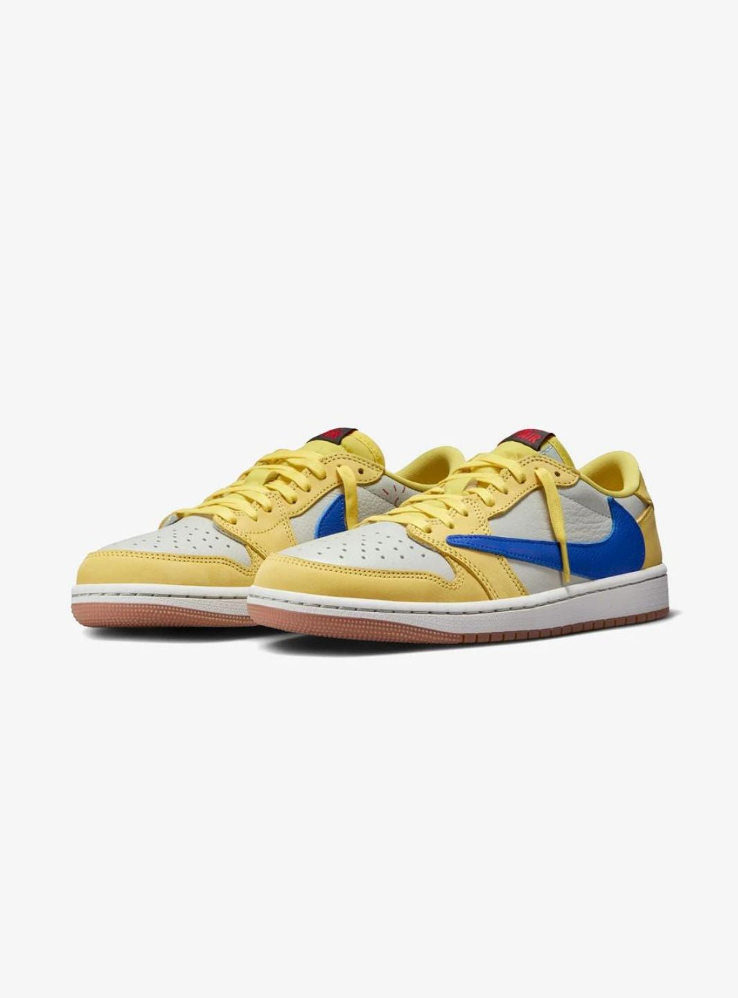 Air Jordan 1 Retro Low OG SP Travis Scott Canary、JORDAN、Cacoeks