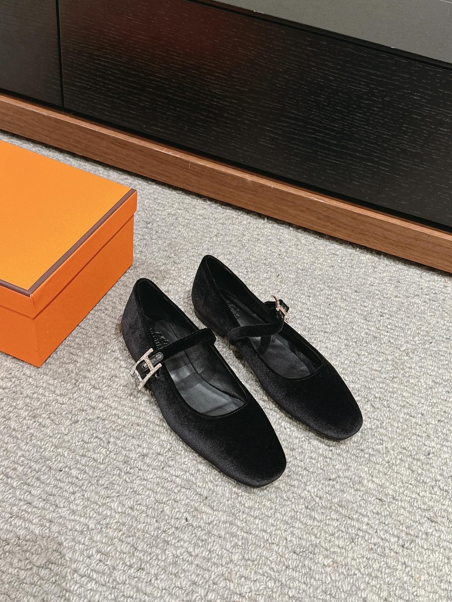 JANE BALLET FLAT BLACK VELVET、mysite、Cacoeks