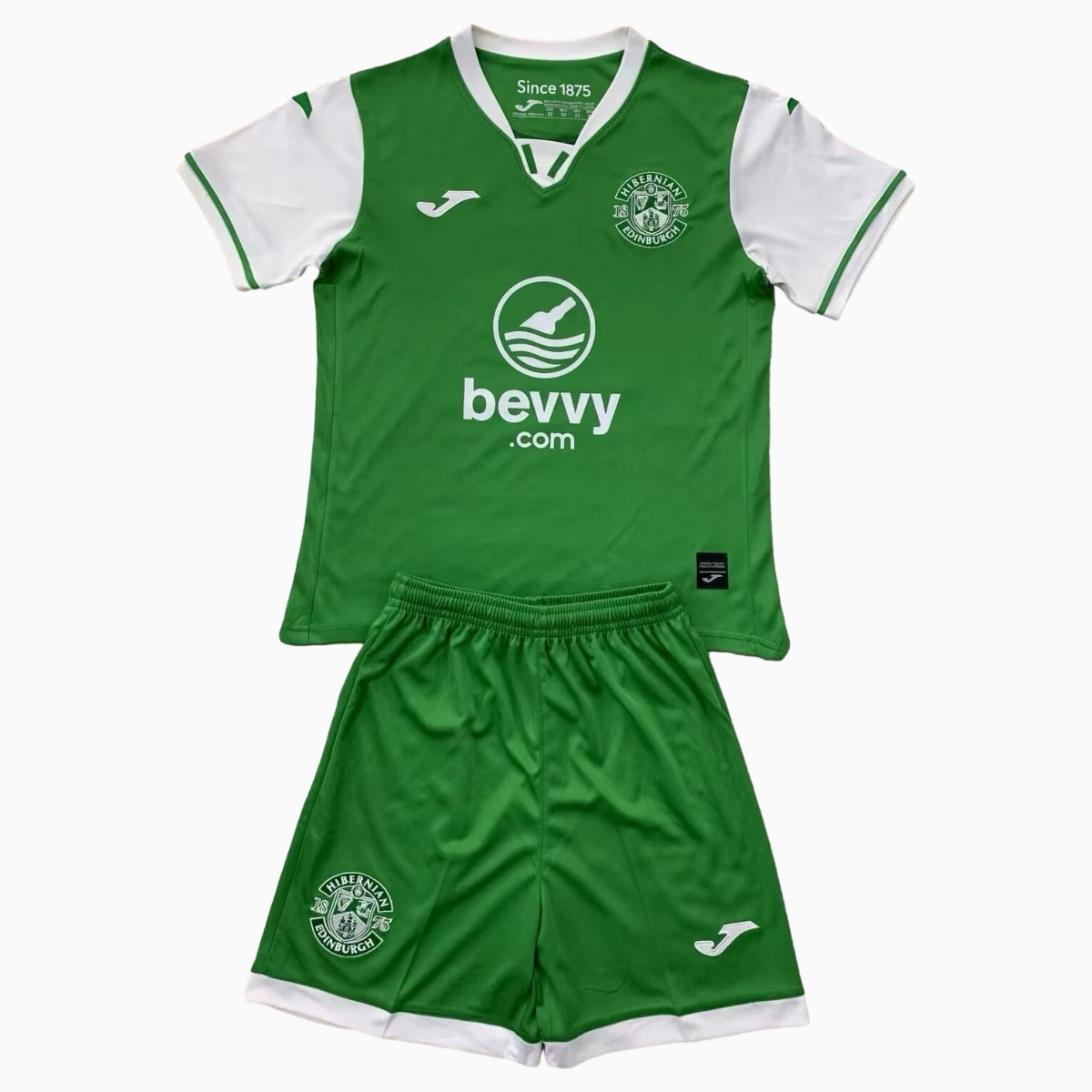 ManixJersey.com | Hibernian 24-25 Home Kids Kit -Customize Name, Number and Patch | Worldwide Shipping