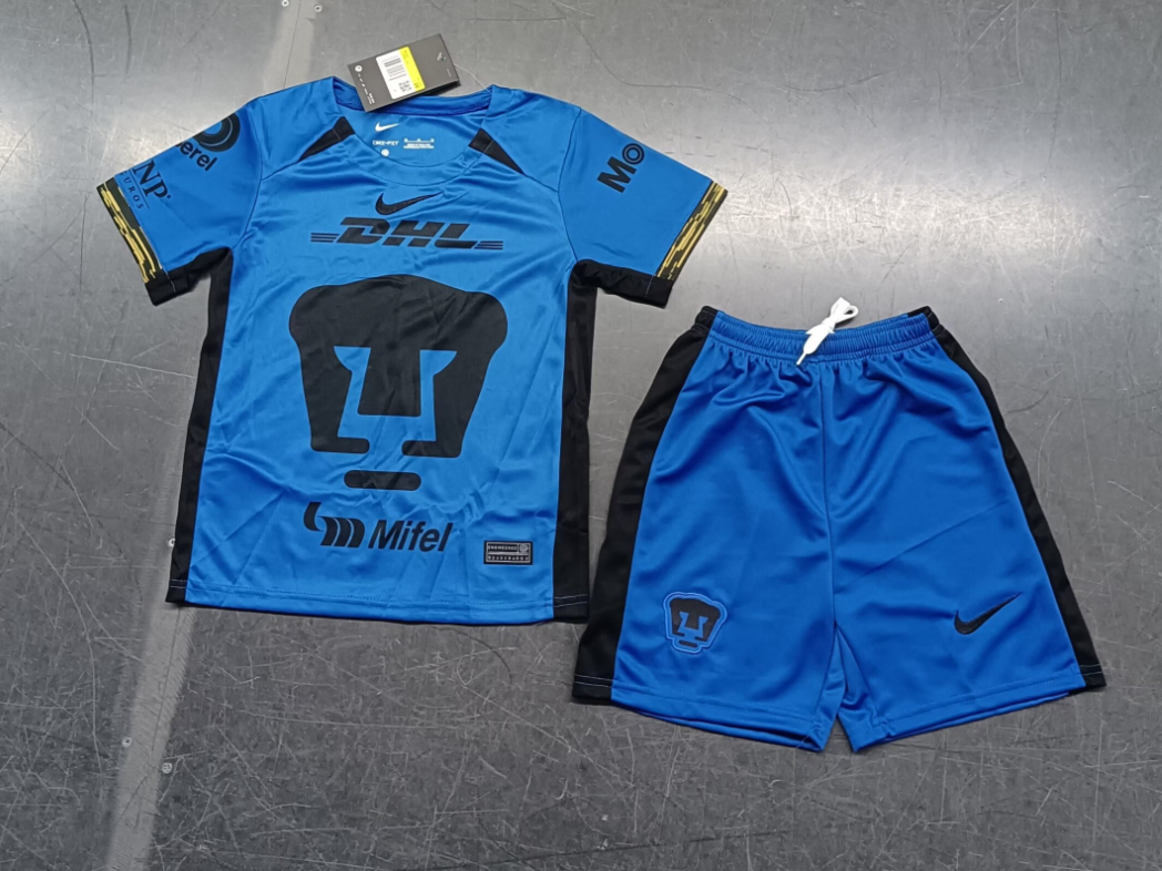 23/24 Pumas UNAM Third Football Jersey Kids Size Suit-mysite Custom Football Kit- Nextkits