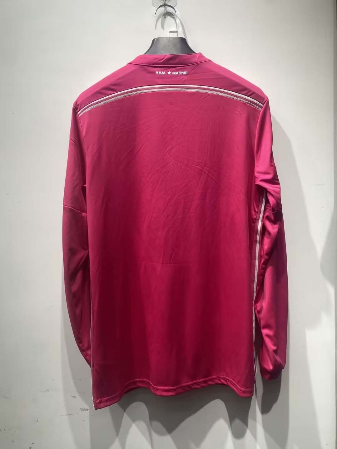 2014/2015 Retro Long Sleeve Real Madrid Away Football Shirt 1:1 Thai Quality:football jersey mysite: unitedjerseyfootball 邓江浪:football