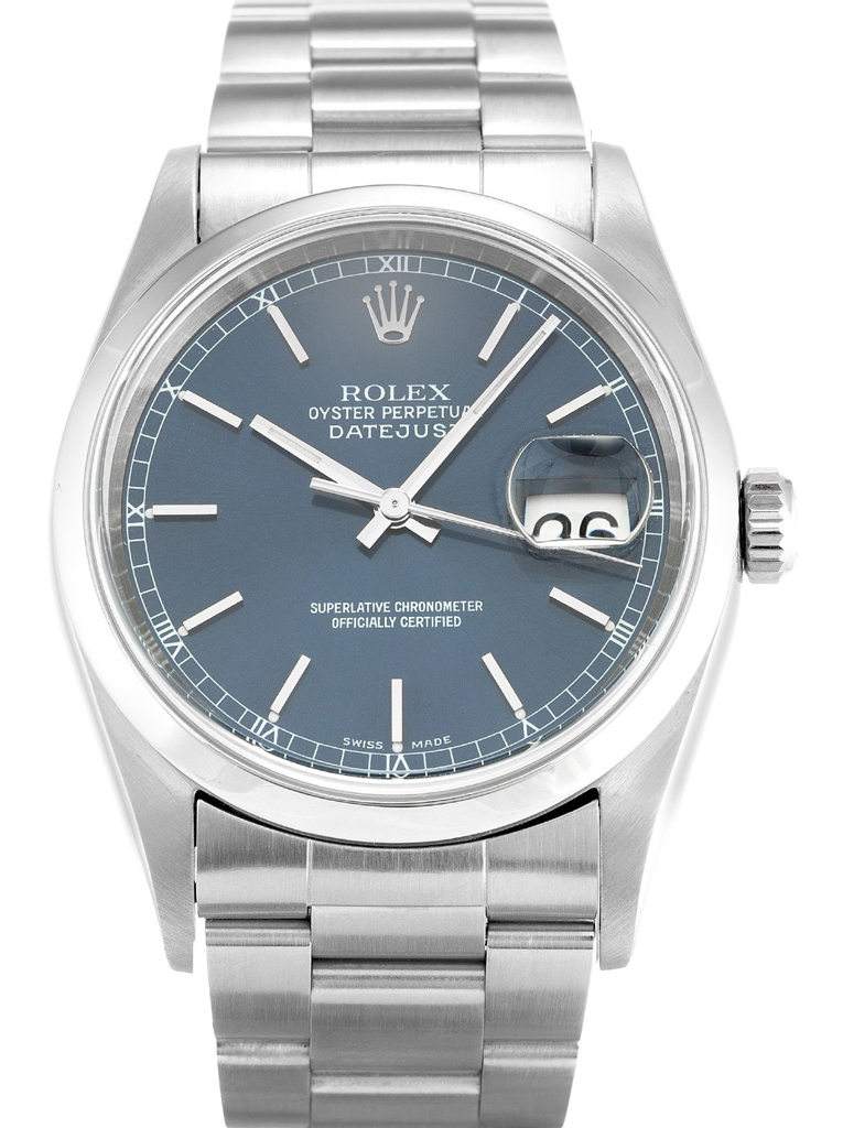 Replica Rolex Datejust 36mm Blue Dial 16200-fasswatch