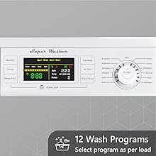 12 Wash Programs