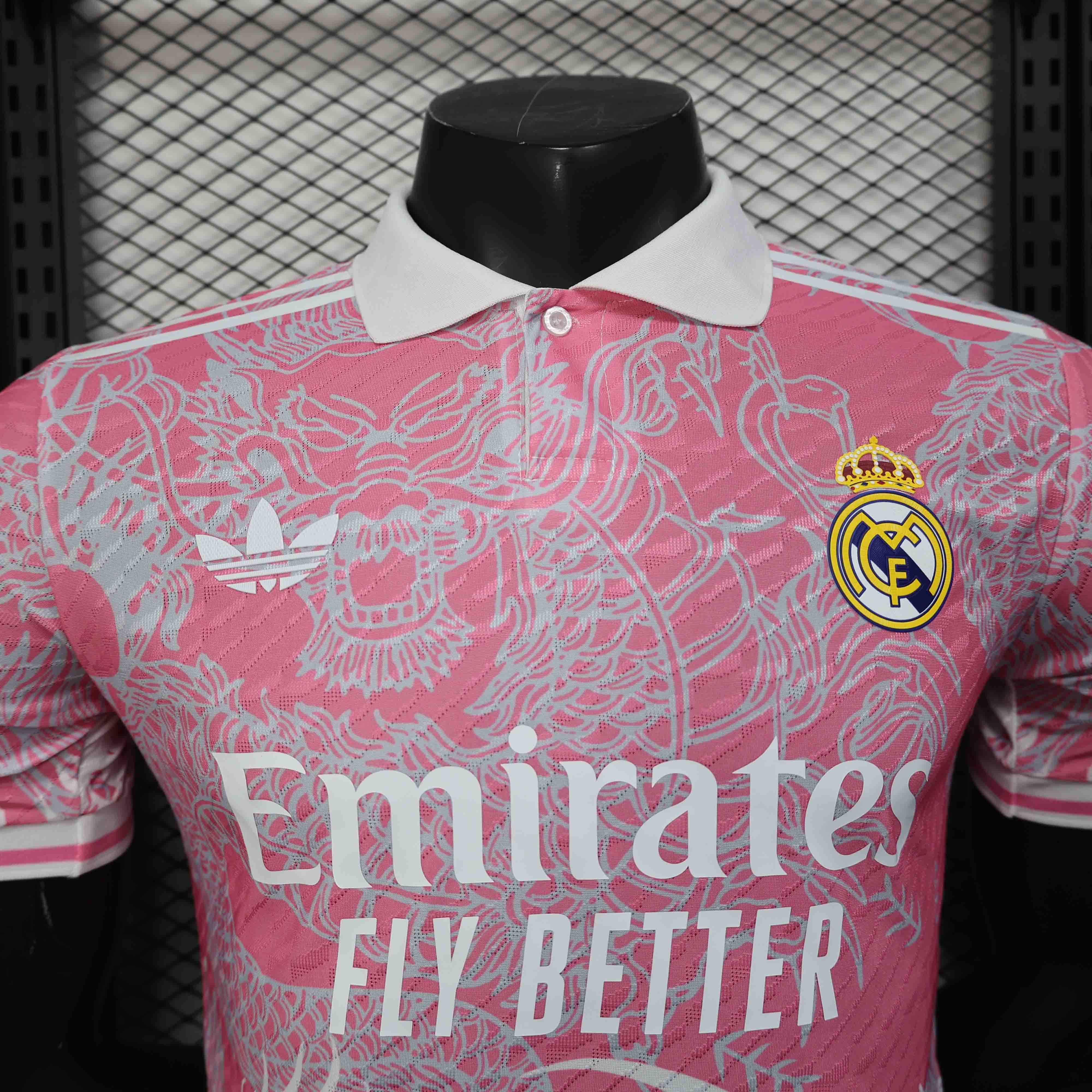 25-26 Real Madrid Pink Dragon Special Edition soccer jersey-Player Version: Ajax 24-25 Home Stadium Jersey - Fans Version mysite: Adidas luxuryfootballshirts.com: https://www.luxuryfootballshirts.com/