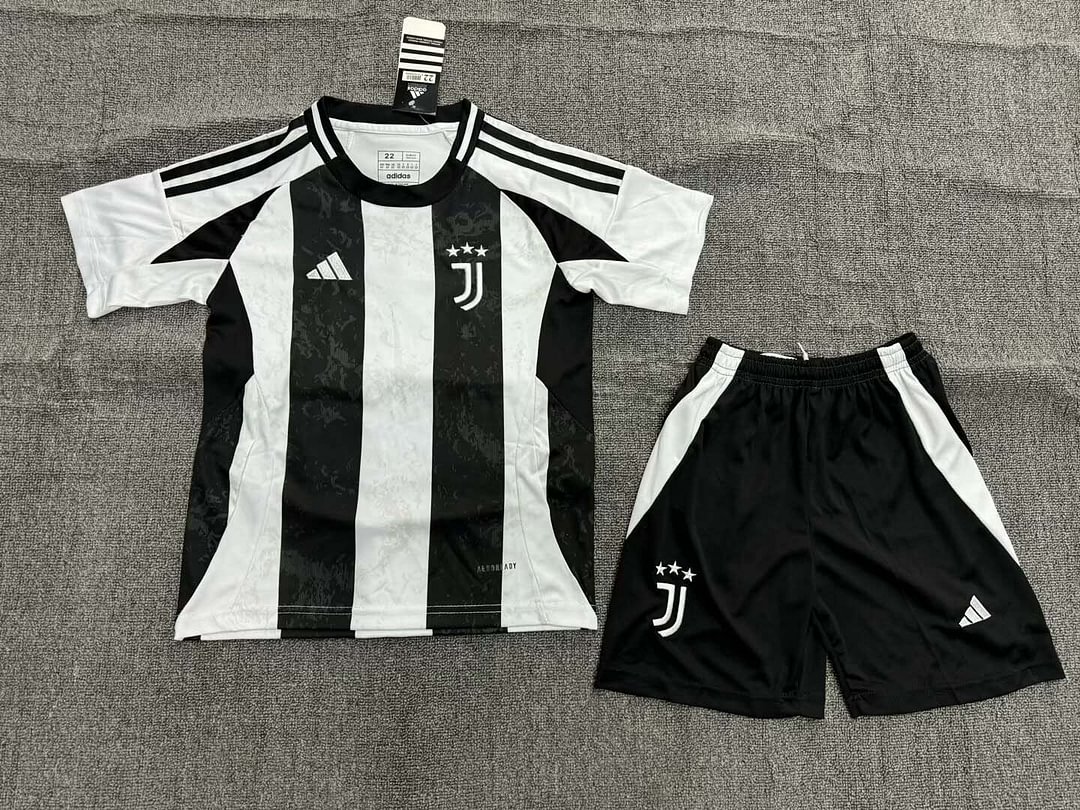 24/25 Juventus Home Soccer Jersey Kids Size Suit-mysite Custom Football Kit- Nextkits