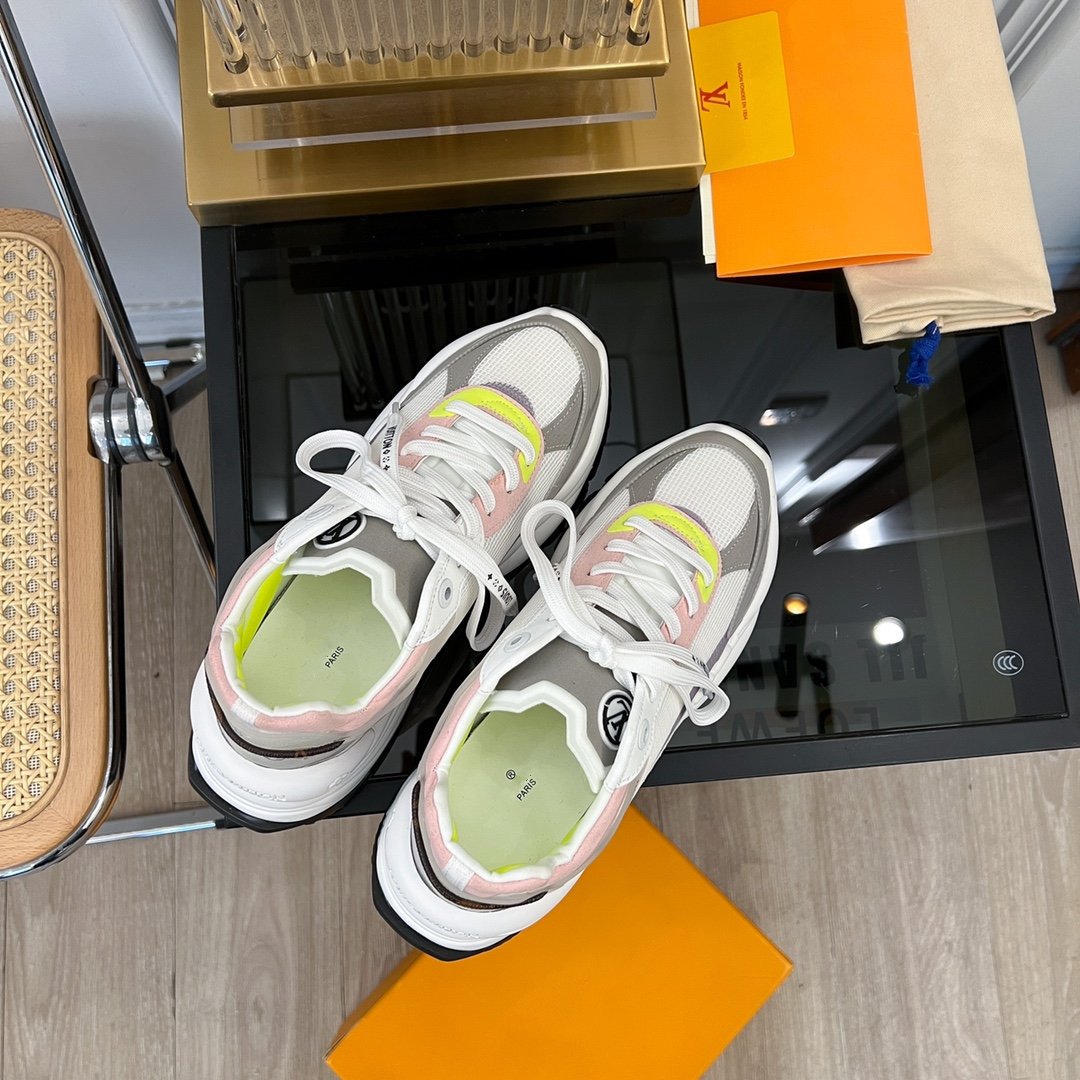 LV RUN 55 SNEAKER GREEN PLANTAIN、mysite、Cacoeks