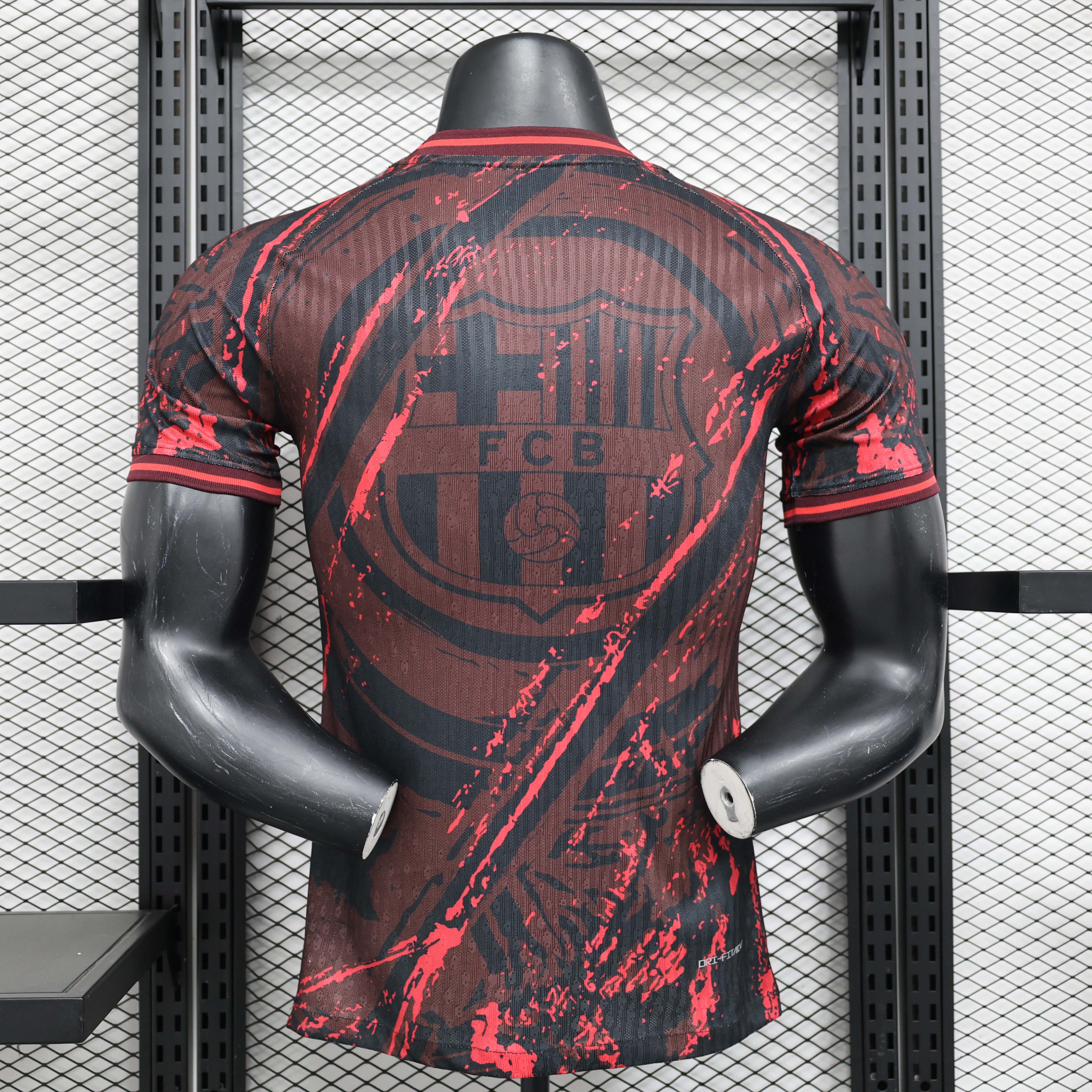 2024/2025 Player Version Barcelona Special Edition Red Football Shirt 1:1 Thai Quality:football jersey mysite: unitedjerseyfootball 邓江浪:football