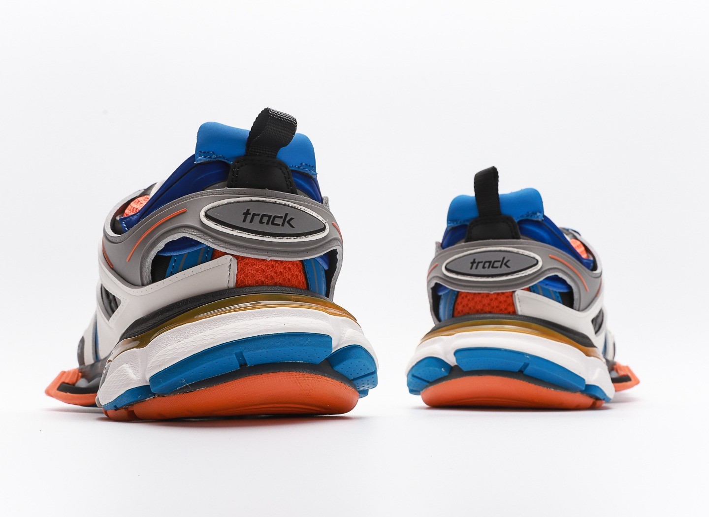 Balenciaga Track Trainer In Orange Blue、mysite、Cacoeks