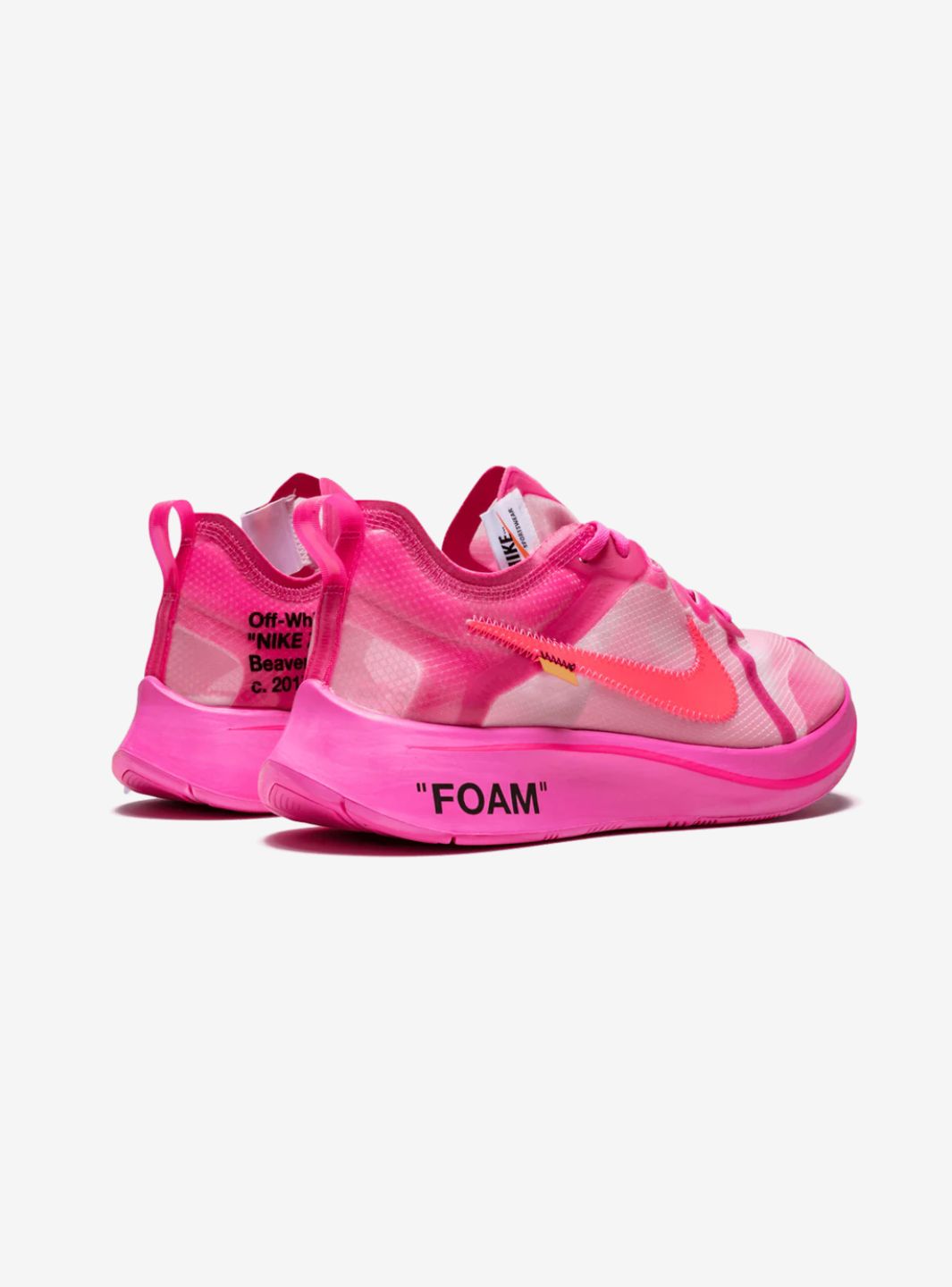 Nike Zoom Fly Off-White Pink、NIKE、Cacoeks