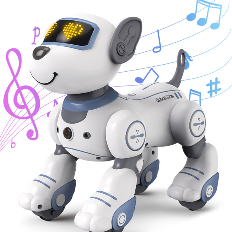 Uzaktan kumandalı Robot köpek programlanabilir dokunmatik akıllı ses takip Handstand dublör elektronik Pet oyuncaklar çocuklar için 2.4G kablosuz
