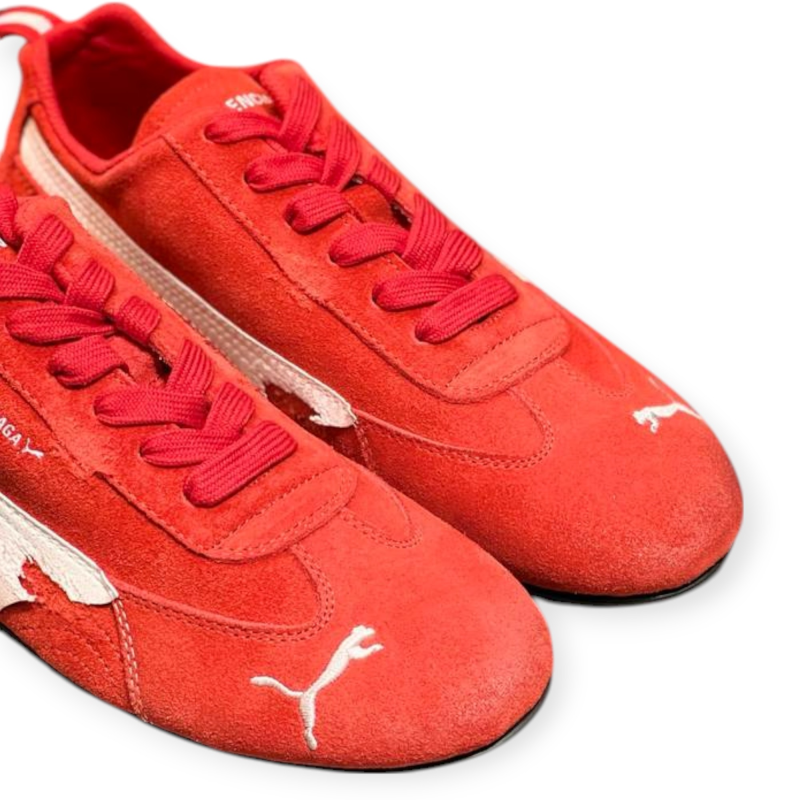 Balenciaga x Puma Speedcat Suede Balenciaga in Red、mysite、Cacoeks