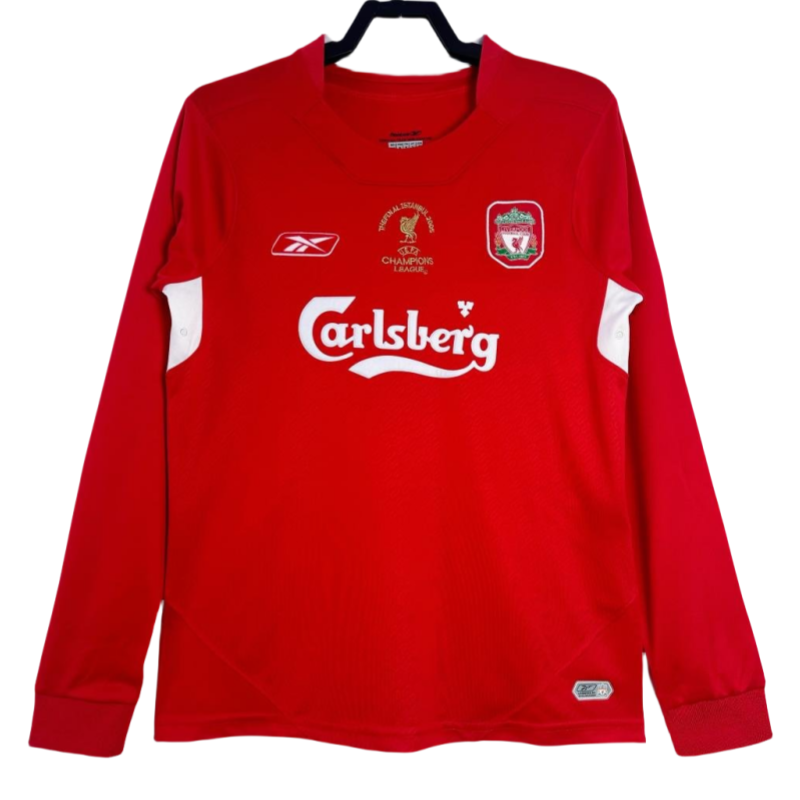 04-05 Liverpool Champions League home long sleeves soccer jersey-Retro version: Ajax 24-25 Home Stadium Jersey - Fans Version mysite: Adidas luxuryfootballshirts.com: https://www.luxuryfootballshirts.com/
