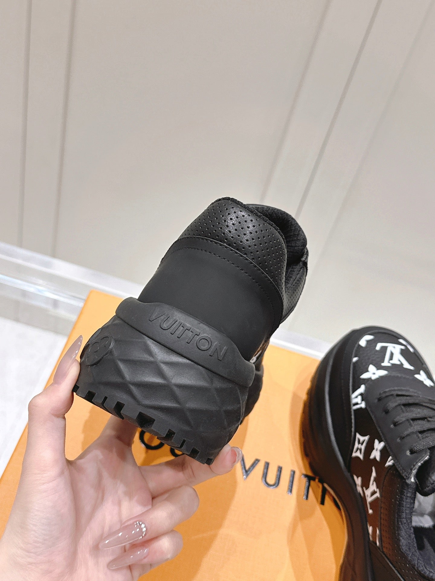 RUN AWAY SNEAKER IN BLACK MIX WHITE CALFSKIN、mysite、Cacoeks