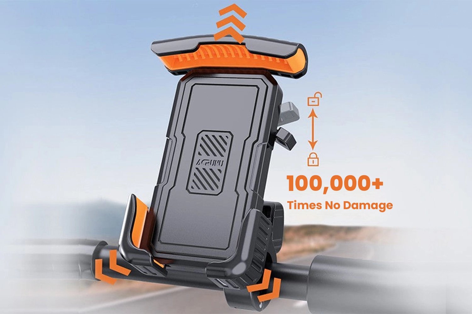 ACRUNU Lock Rotatable Ebike Phone Holder、mySite、bearsvspackers