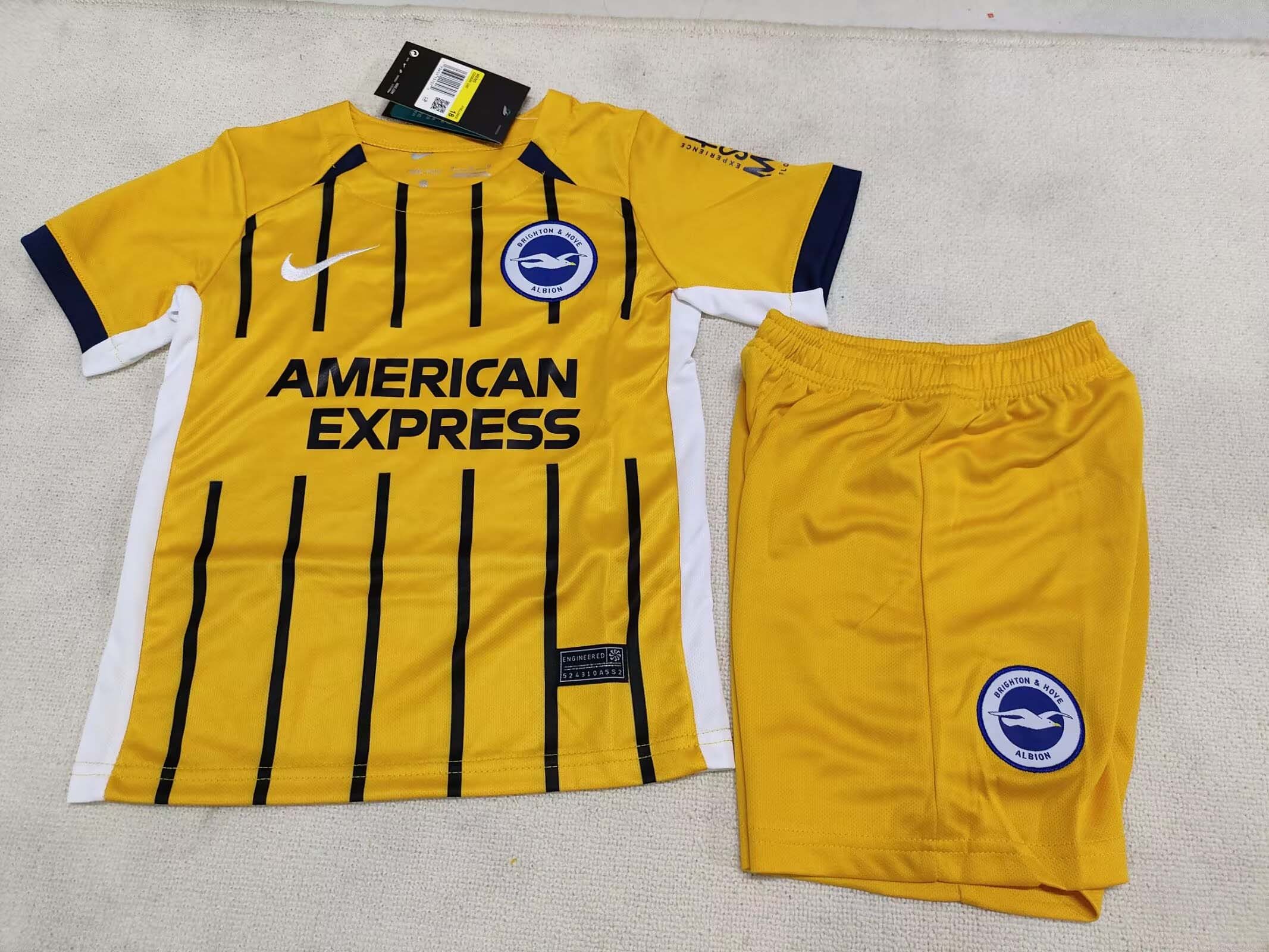 2024/2025 Brighton Away Football Shirt 1:1 Thai Quality Kids Size:football jersey mysite: unitedjerseyfootball 邓江浪:football