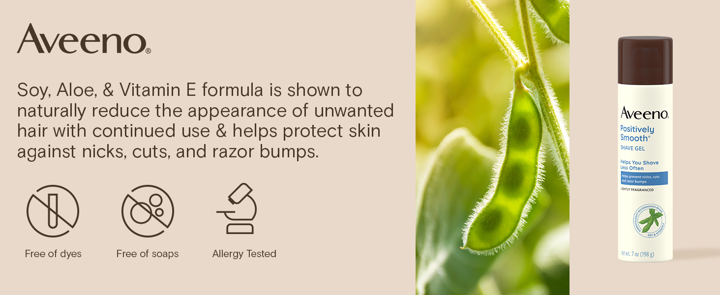 Formula is shown to reduce the appearance of unwanted hair & helps protect skin