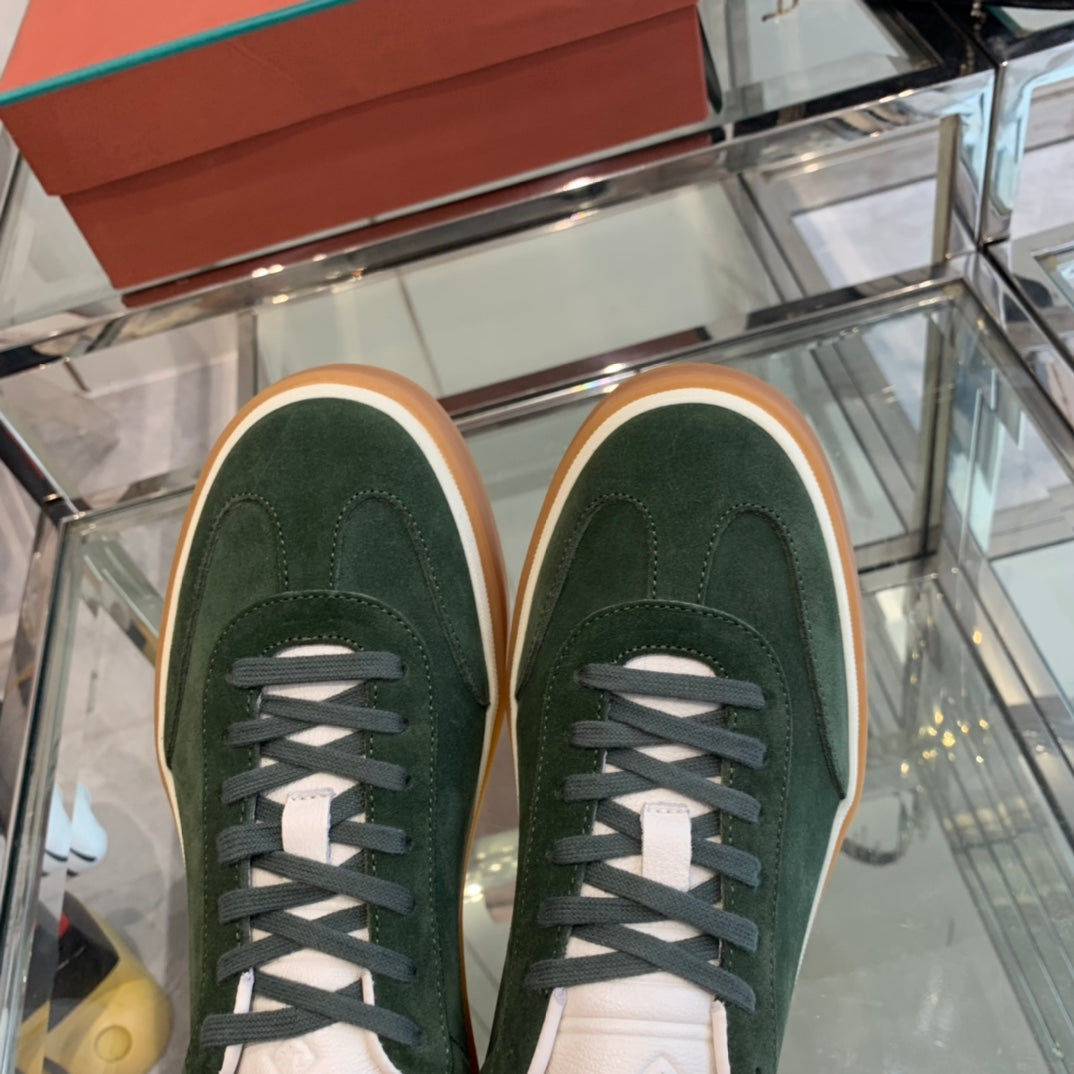 LP TENNIS WALK SNEAKERS OCEAN SUEDE、mysite、Cacoeks